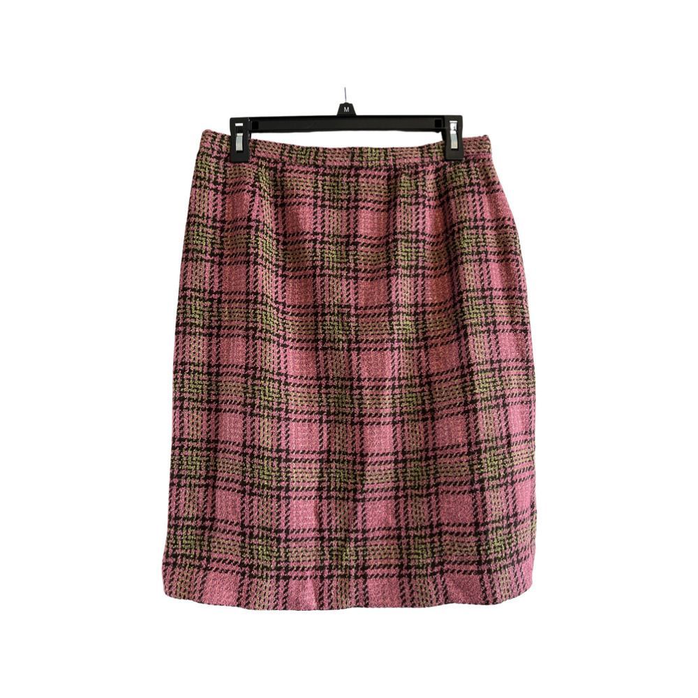 Vintage Chadwick's Womens Pink Tweed Pencil Skirt Size 12P